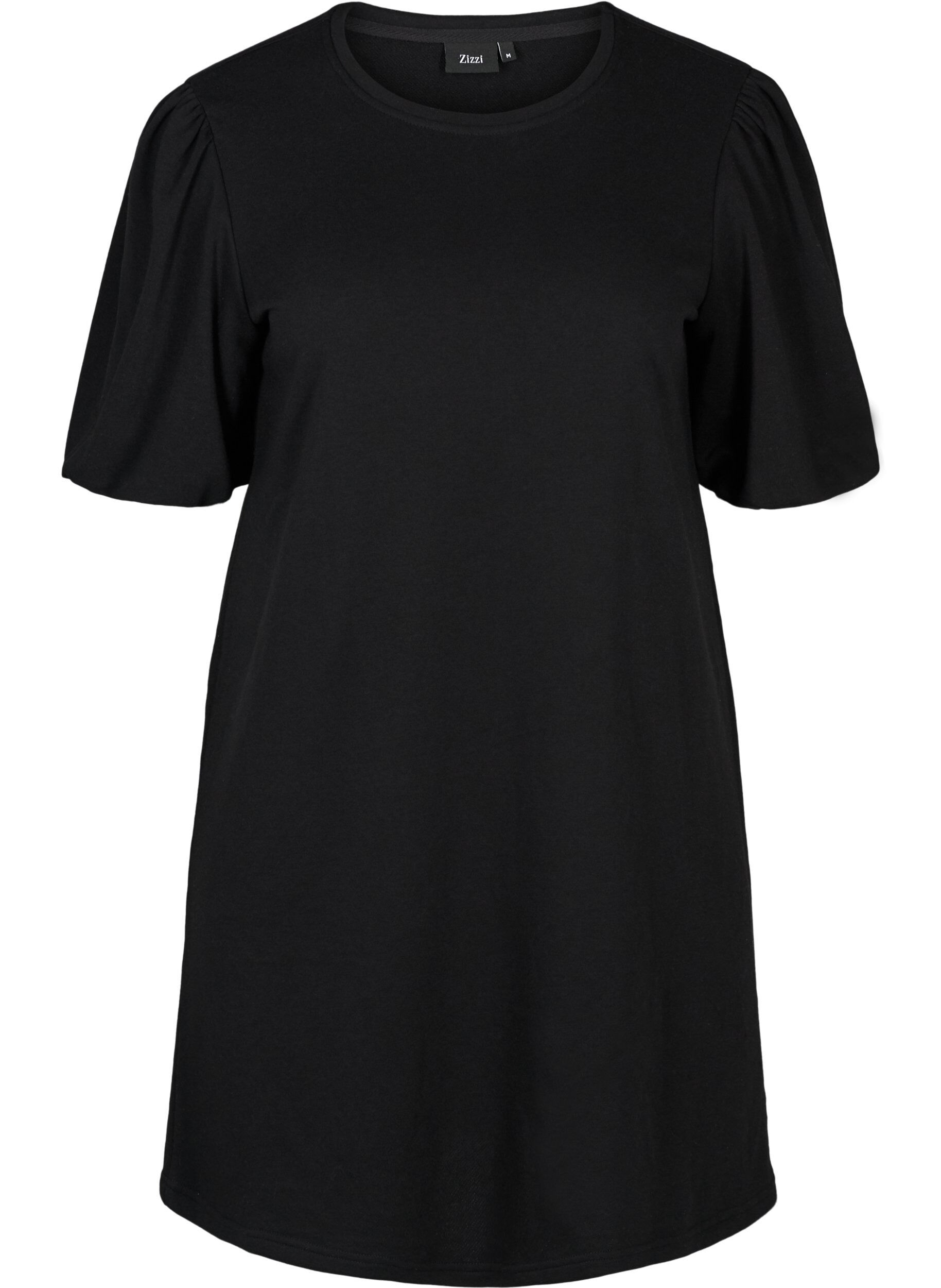 Zizzi Robe sweat-shirt, Black, Packshot image number 0