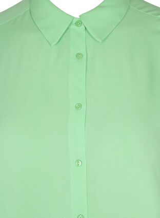 Chemise longue en viscose avec manches 2/4, Summer Green, Packshot image number 2