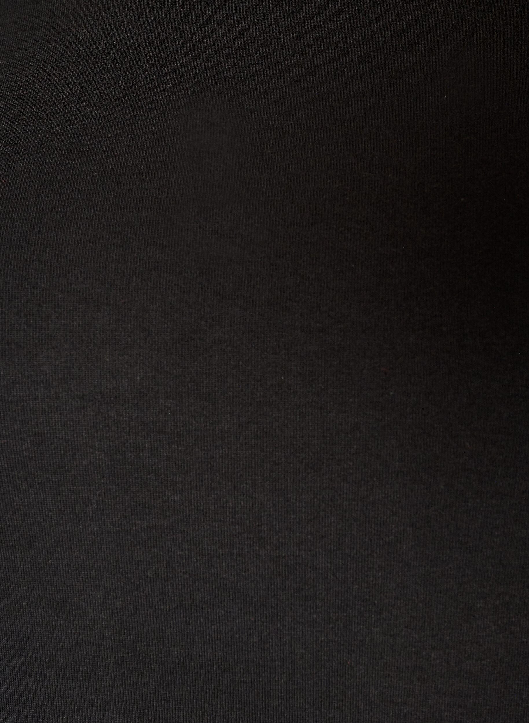 ZizziT-shirt basique &agrave; manches longues et col rond, Noir, Packshot image number 2