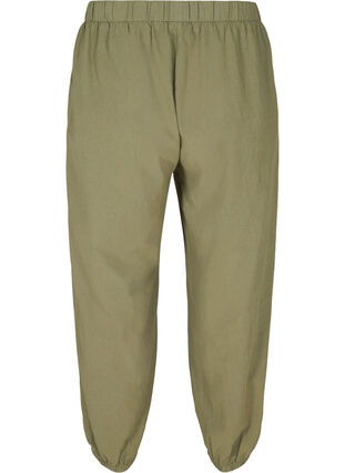 Pantalon court en coton, Deep Lichen Green, Packshot image number 1
