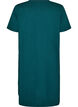 Chemise de nuit &agrave; manches courtes en coton biologique, Vert fonc&eacute;, Packshot image number 1