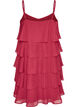 Robe &agrave; volants superpos&eacute;s avec fines bretelles, Rouge, Packshot image number 1