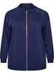 Cardigan en sweat avec une capuche et des poches, Bleu, Packshot image number 0