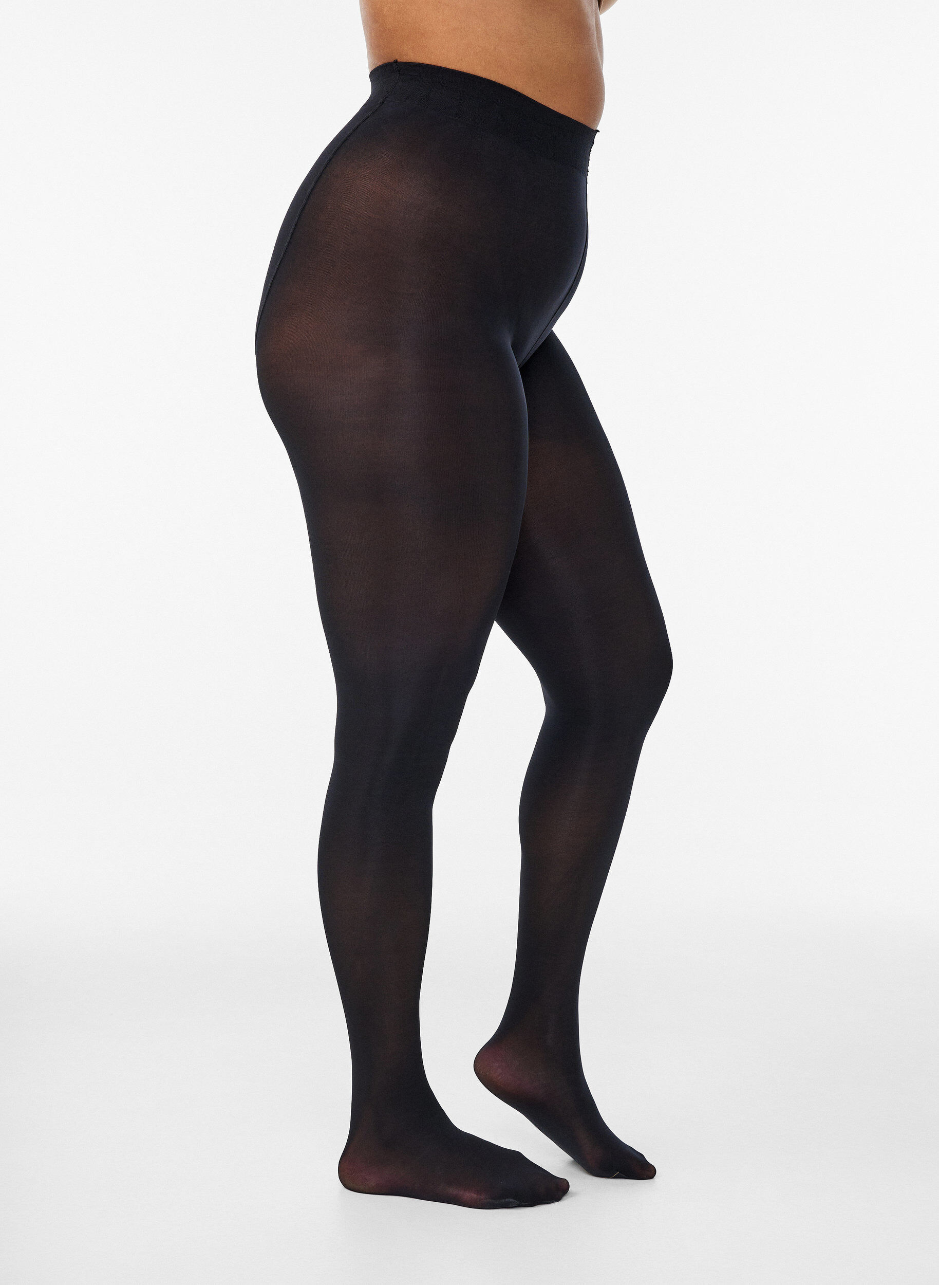 Zizzi Lot de 2 collants en 60 deniers, Noir, Packshot image number 0