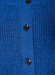 Cardigan en maille c&ocirc;tel&eacute;e avec boutons, Bleu, Packshot image number 2