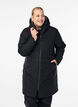 Veste d'hiver avec taille ajustable, Noir, Model image number 0