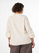 Cardigan en maille douce avec boutons dor&eacute;s, Vanille, Model image number 2