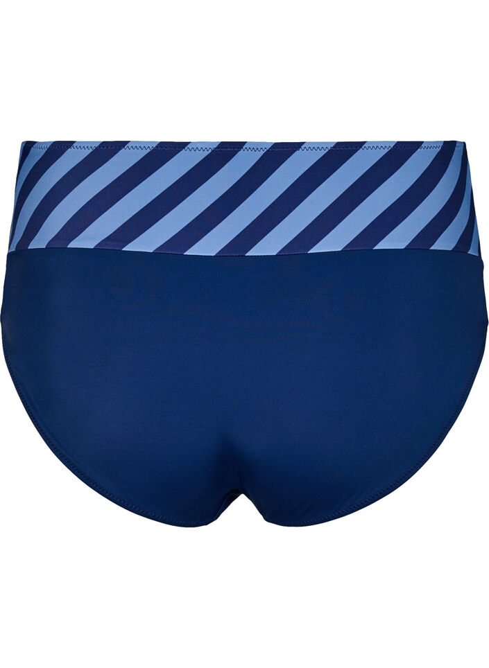 Bas de bikini avec d&eacute;tails cache-c&oelig;ur, Bleu, Packshot image number 1