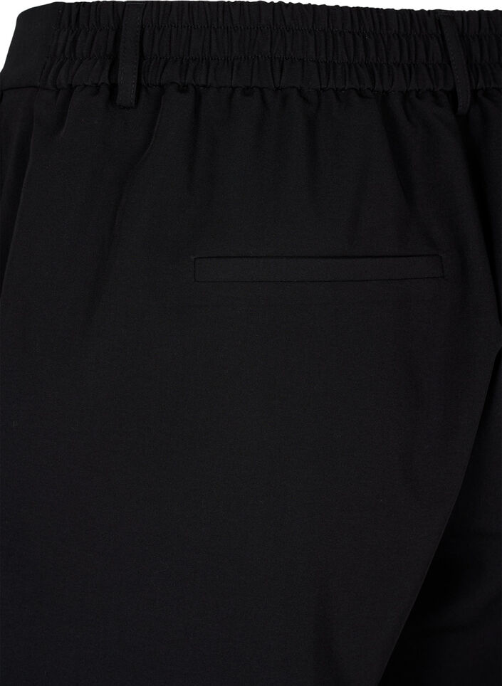 Pantalon avec taille et cheville élastiques, Black, Packshot image number 3