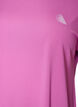 T-shirt de sport couleur unie, Violet, Packshot image number 2