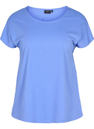 T-shirt en mélange coton, Ultramarine, Packshot image number 0