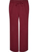 Pantalon &agrave; rayures textur&eacute;es et coupe droite, Bordeaux, Packshot image number 0