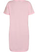 Chemise de nuit &agrave; manches courtes en coton biologique, Rose, Packshot image number 1