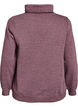Sweat &agrave; col montant et poches, Bordeaux, Packshot image number 1