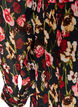 Robe &agrave; imprim&eacute; int&eacute;gral et volant superpos&eacute;, Noir, Packshot image number 3
