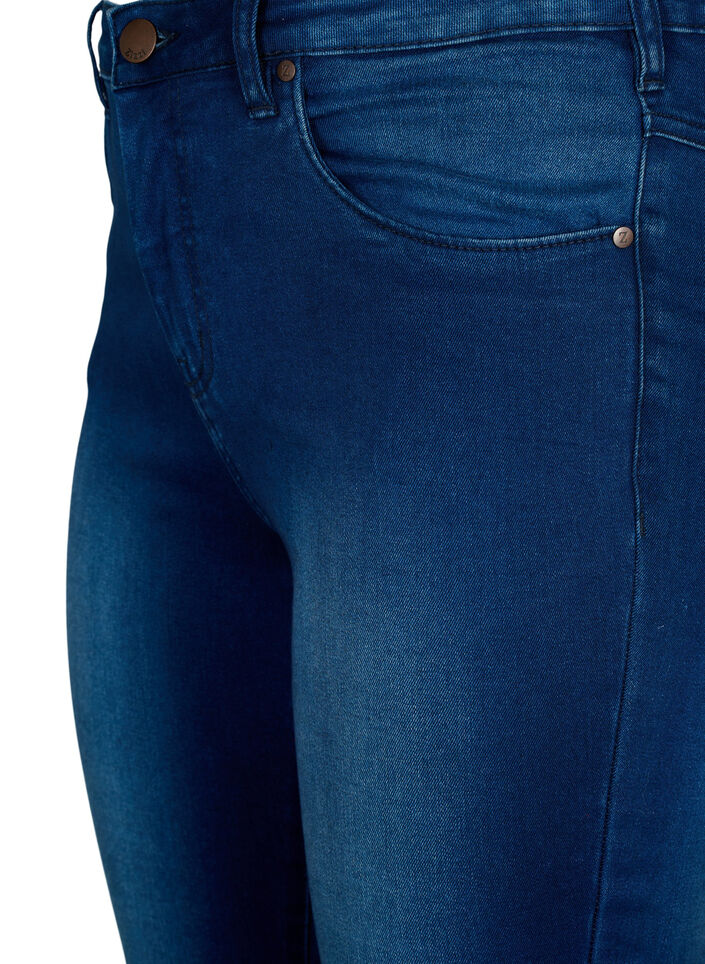 Jean Amy super slim &agrave; taille haute, Blue Denim, Packshot image number 2