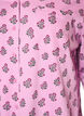 Chemise de pyjama en coton avec poche poitrine, Rose, Packshot image number 2
