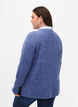 Pull en tricot avec fente, Gray Blue Mel., Model image number 1