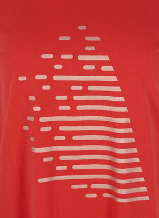 T-shirt avec imprimé, Flame Scarlet, Packshot image number 2