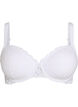 Soutien-gorge moul&eacute; avec broderie anglaise, Blanc, Packshot image number 0