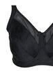 Soutien-gorge avec détails en maille, Black, Packshot image number 2