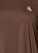 Sports top with 3/4 sleeves, Marron, Packshot image number 2
