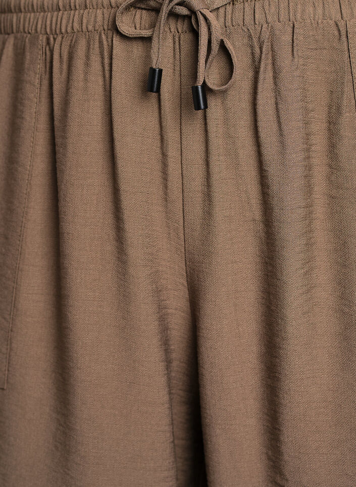 Pantalon cargo taille haute, Beige, Packshot image number 2