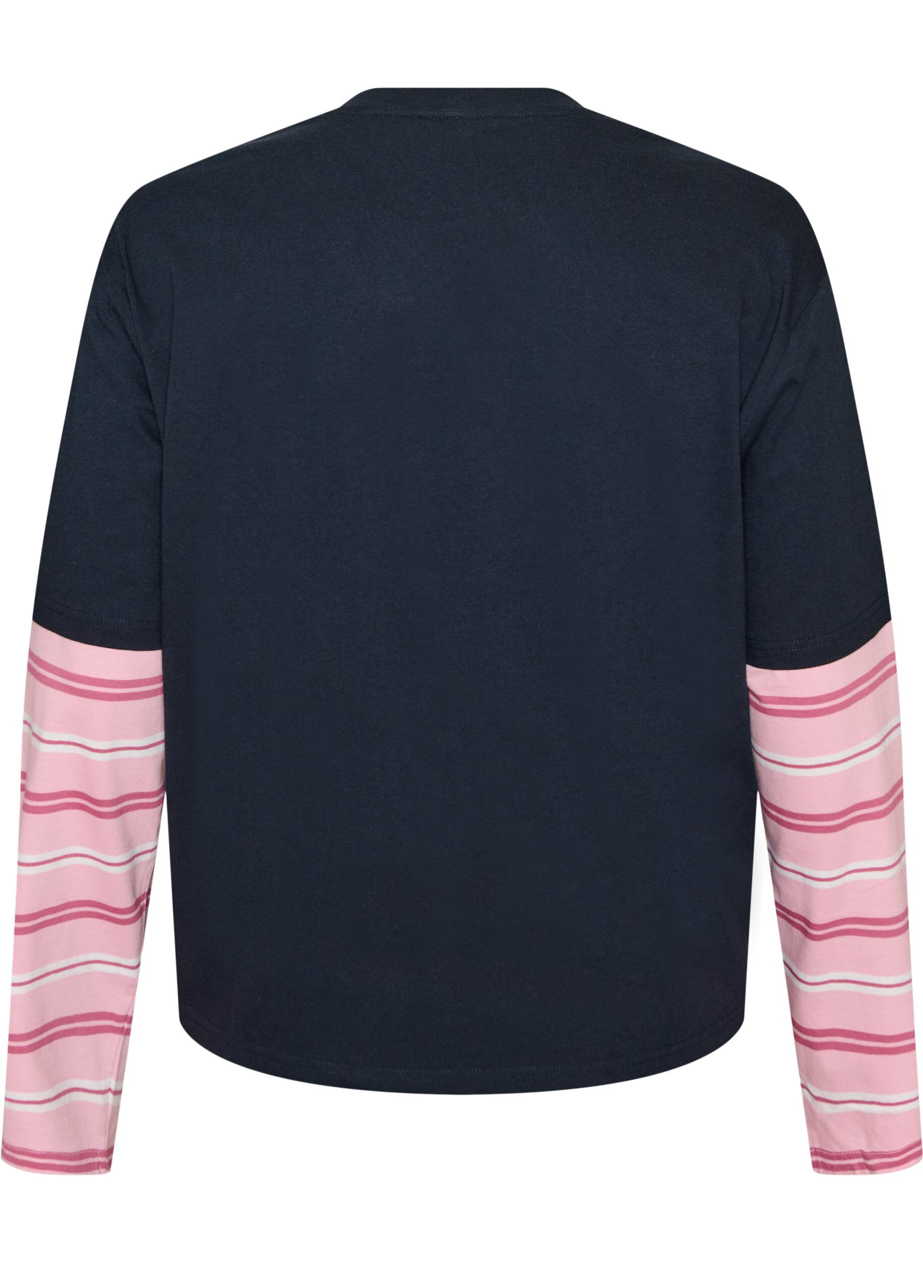 ZizziT-shirt sportif &agrave; effet superpos&eacute;, Bleu, Packshot image number 1