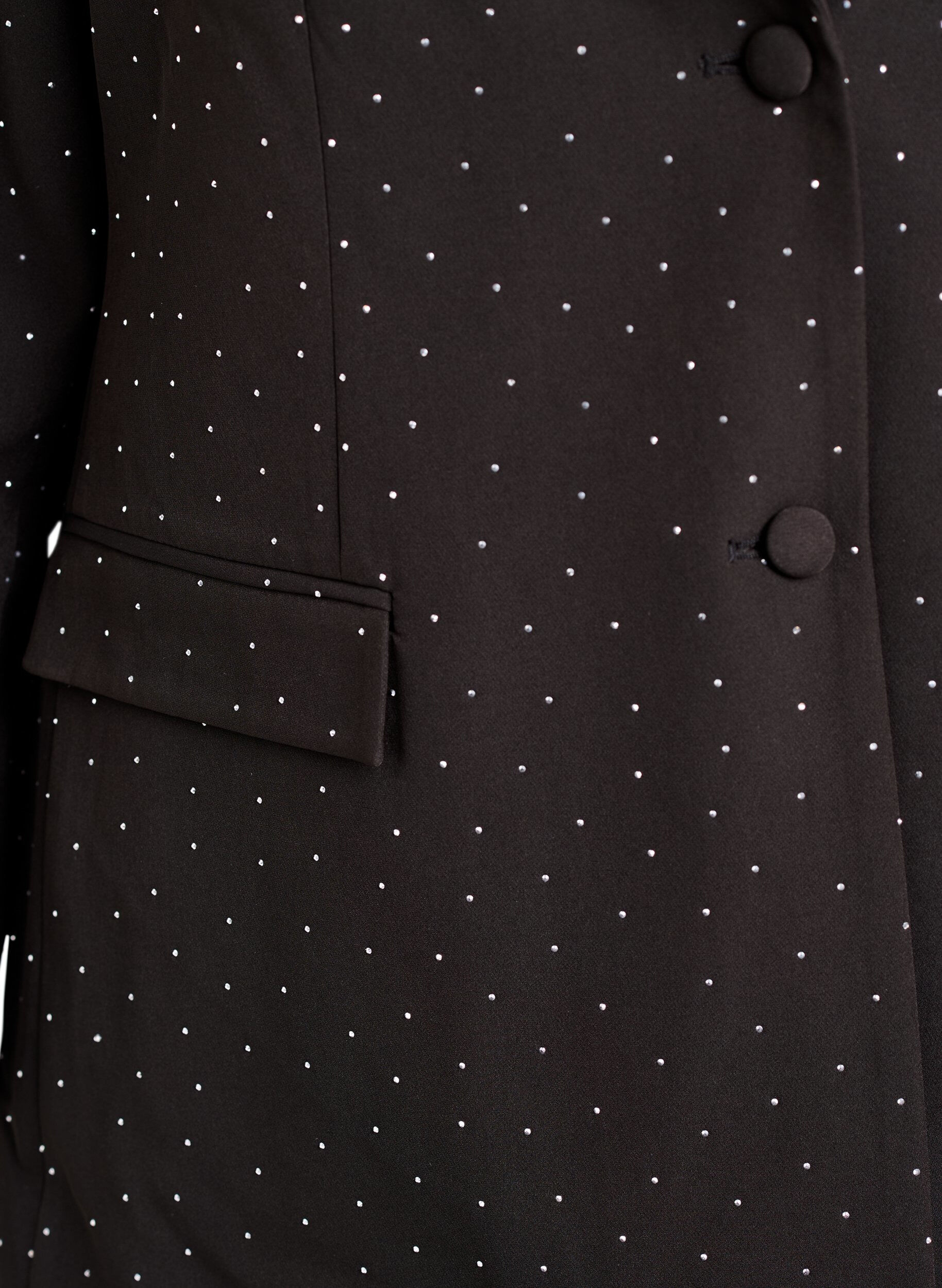 Zizzi Blazer avec strass, Noir, Packshot image number 2