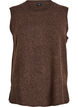 Gilet tricot&eacute; avec bords c&ocirc;tel&eacute;s, Vert fonc&eacute;, Packshot image number 0