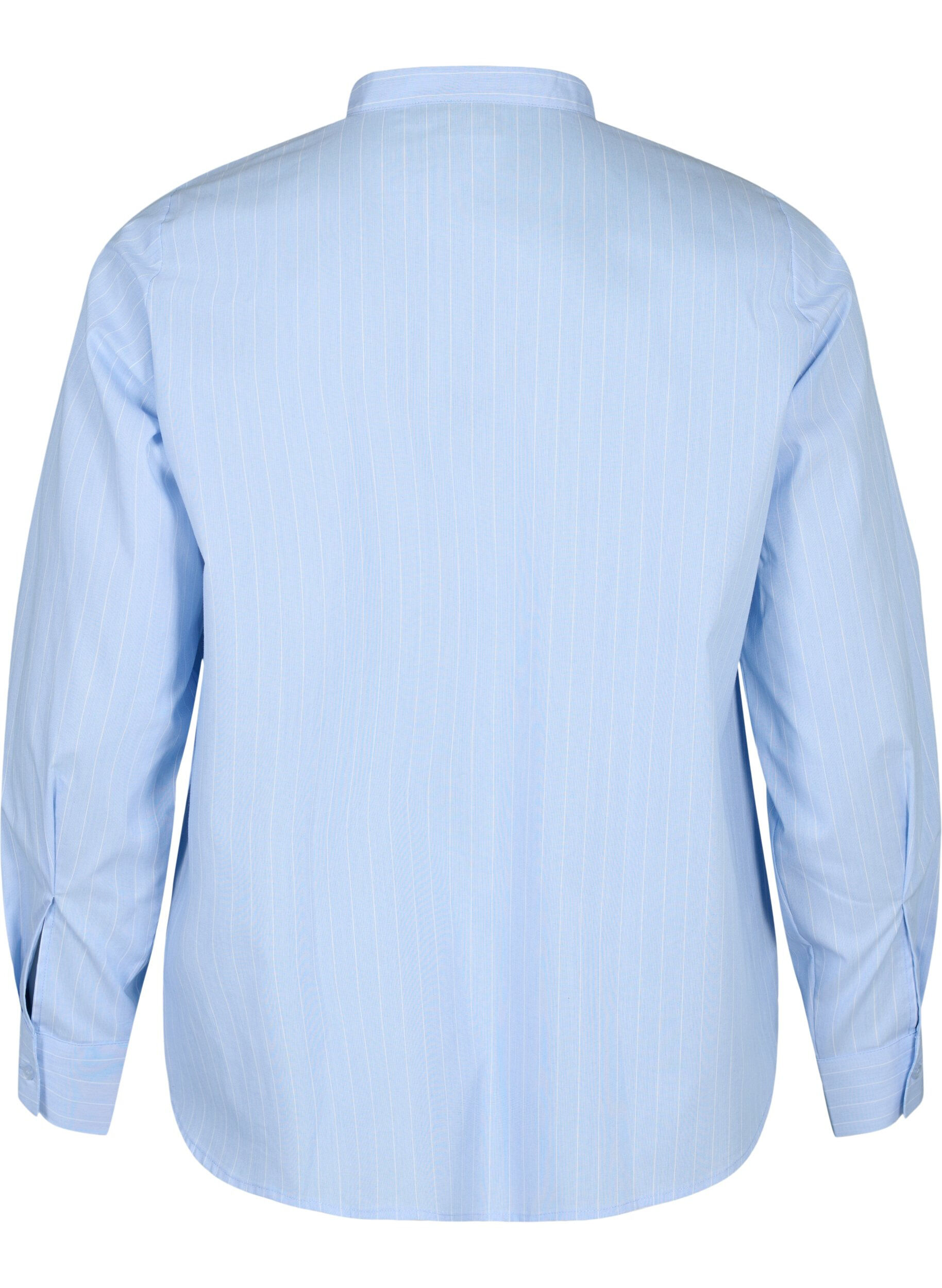 Zizzi FLASH - Chemise &agrave; rayures, Light Blue Stripe, Packshot image number 1