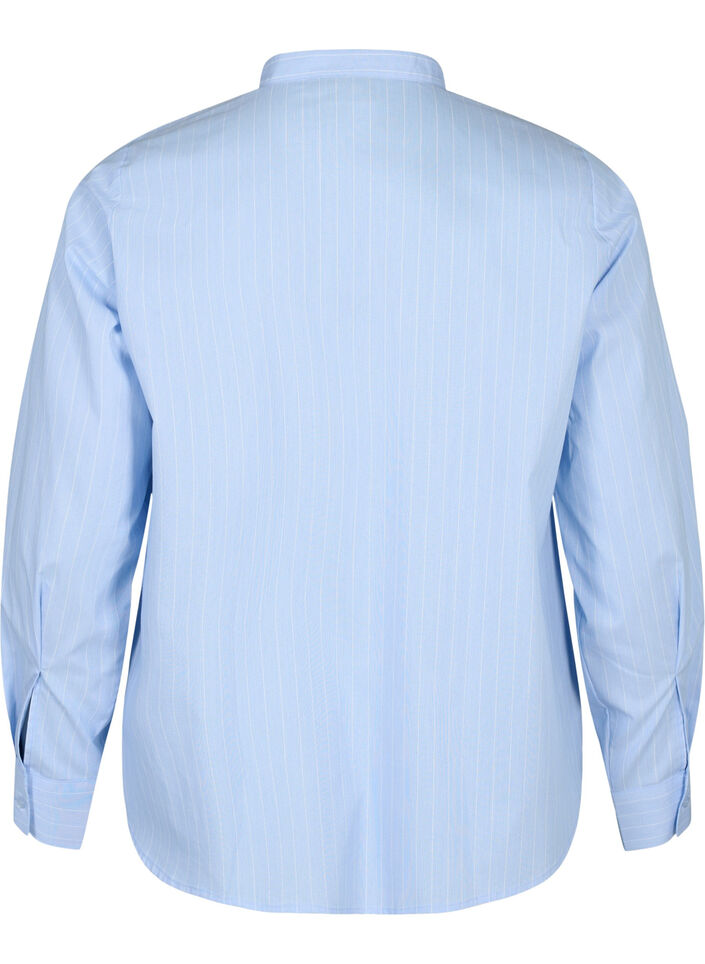 FLASH - Chemise à rayures, Light Blue Stripe, Packshot image number 1