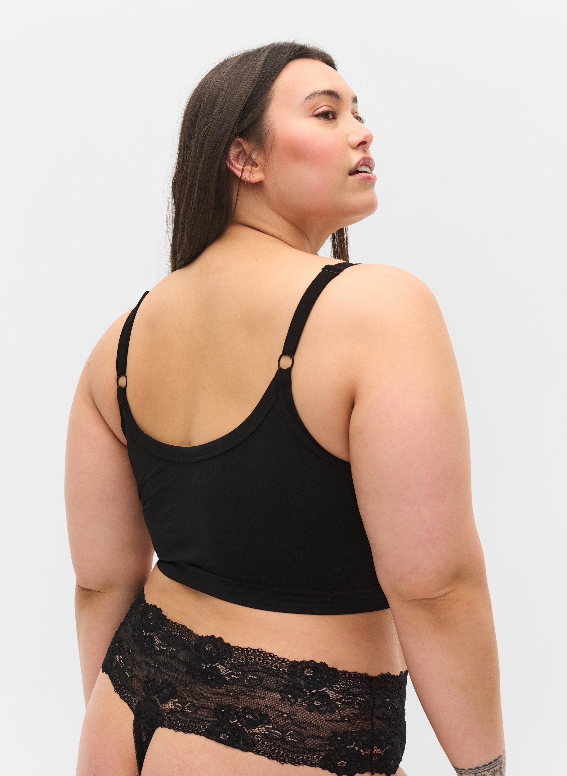 Zizzi Lots de 2 culottes, Noir, Model image number 1