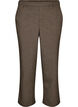 Pantalon droit &agrave; petits carreaux, Marron, Packshot image number 0