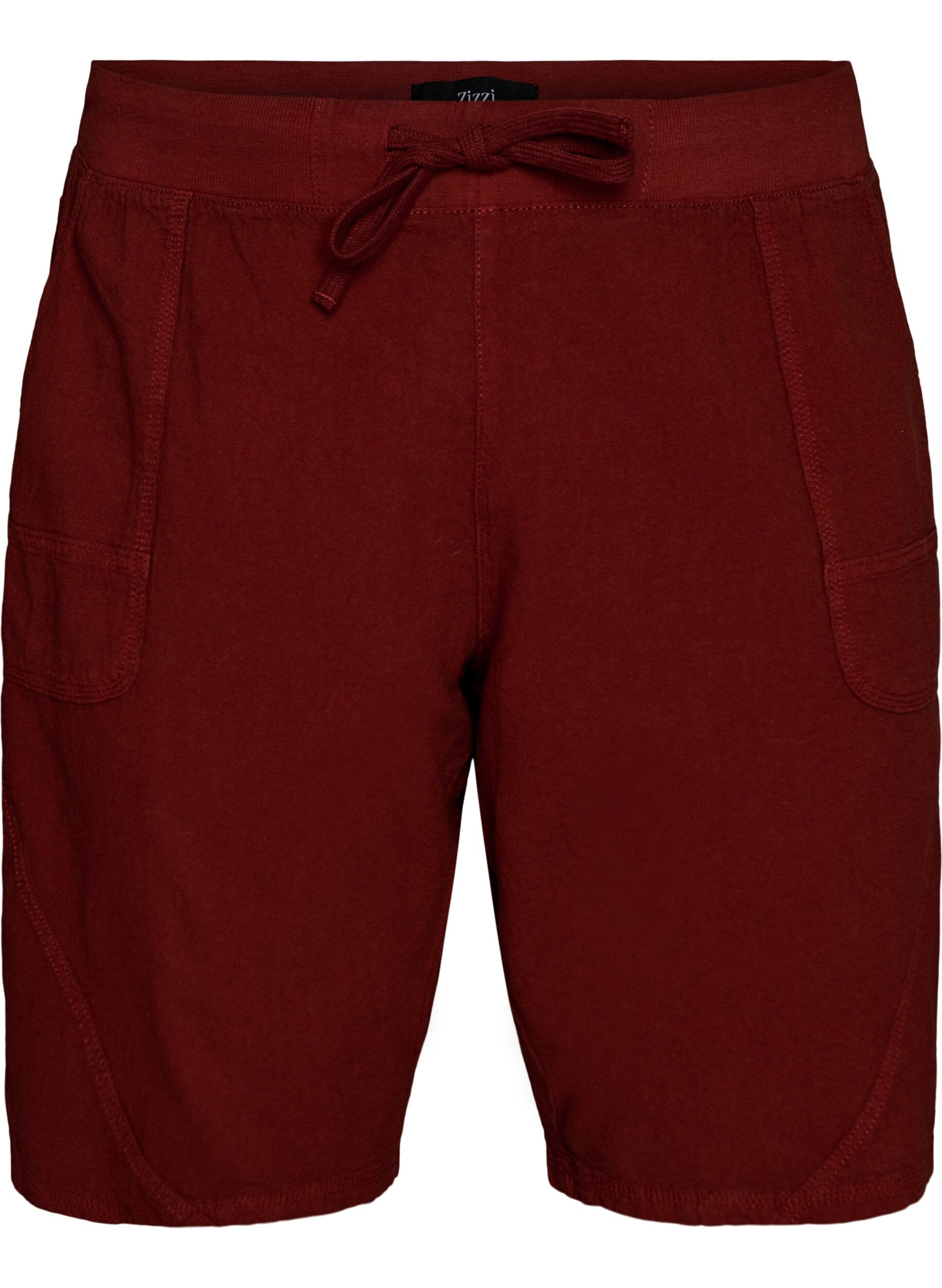 Short en coton ample avec poches