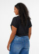 2 packs de t-shirts &agrave; manches courtes, Noir, Model image number 2