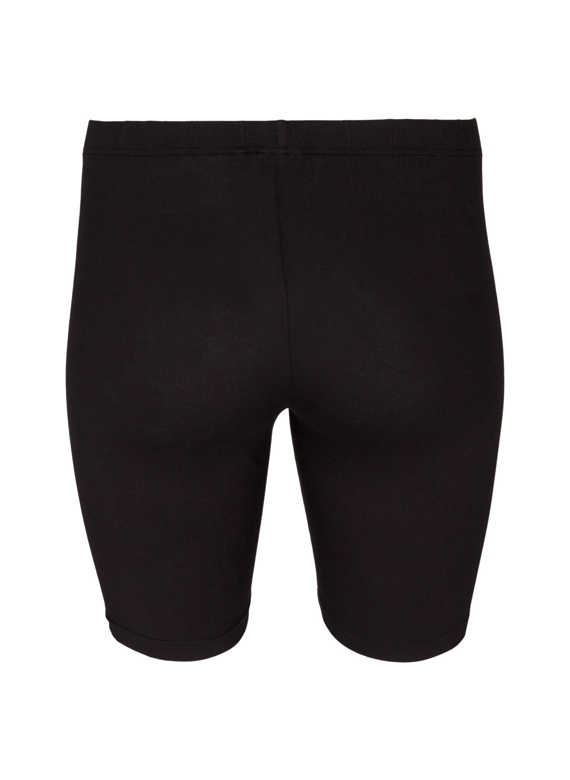 ZizziShort cycliste de base de couleur unie, Noir, Packshot image number 1
