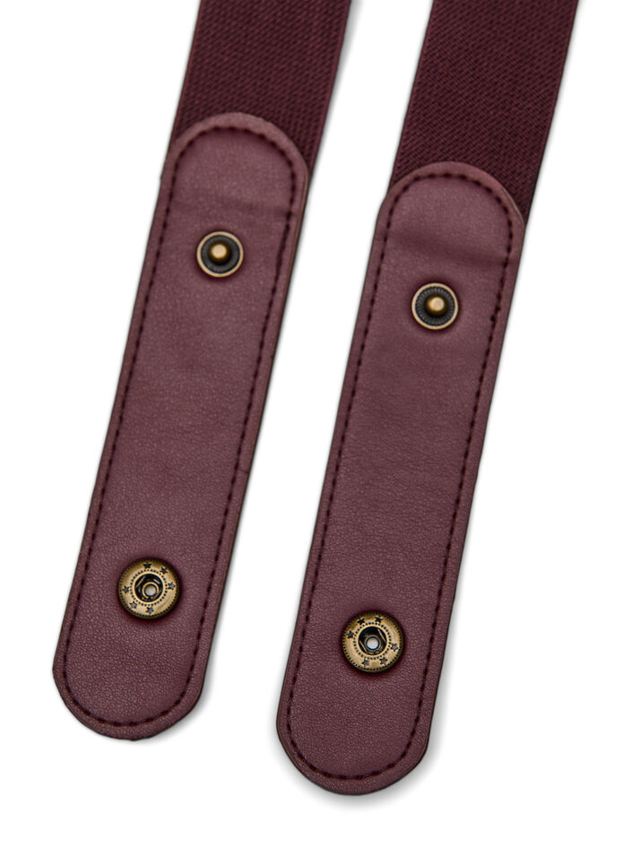Ceinture &eacute;lastique, Bordeaux, Packshot image number 2