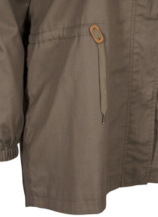 Veste longue parka avec capuche et poches, Bungee Cord , Packshot image number 3
