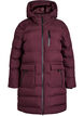 Doudoune avec capuche et poches, Bordeaux foncé, Packshot image number 0