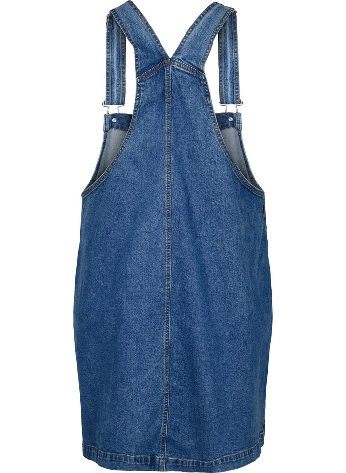 Robe salopette en jean, Bleu, Packshot image number 1