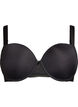 Soutien-gorge T-shirt moul&eacute; avec bonnets lisses, Noir, Packshot image number 0
