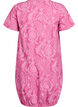 Robe en coton imprim&eacute; &agrave; manches courtes, Rose, Packshot image number 1