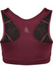 Brassi&egrave;re de sport avec dos nageur, Bordeaux, Packshot image number 1