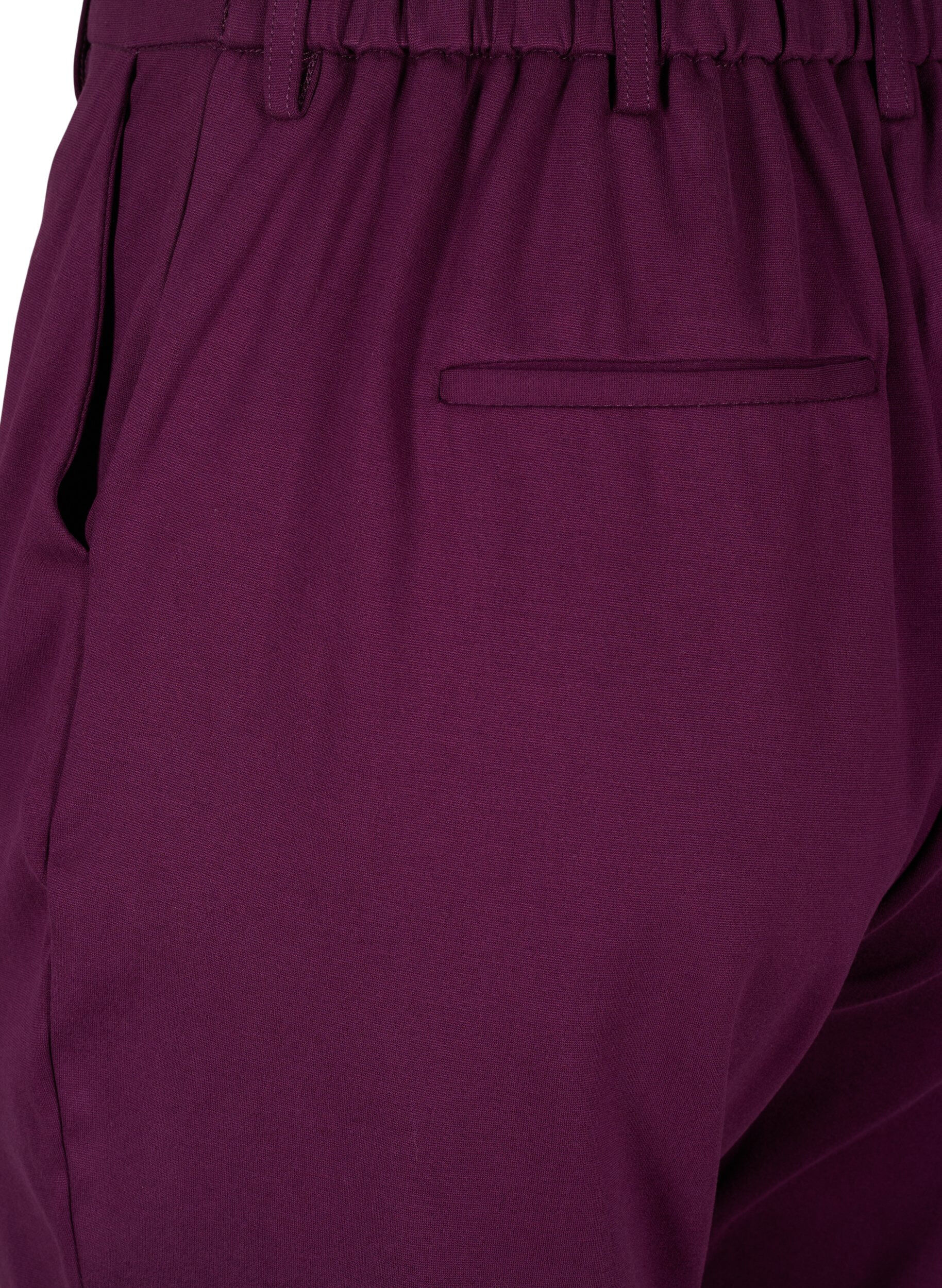 Zizzi Pantalon Maddison, Violet, Packshot image number 3