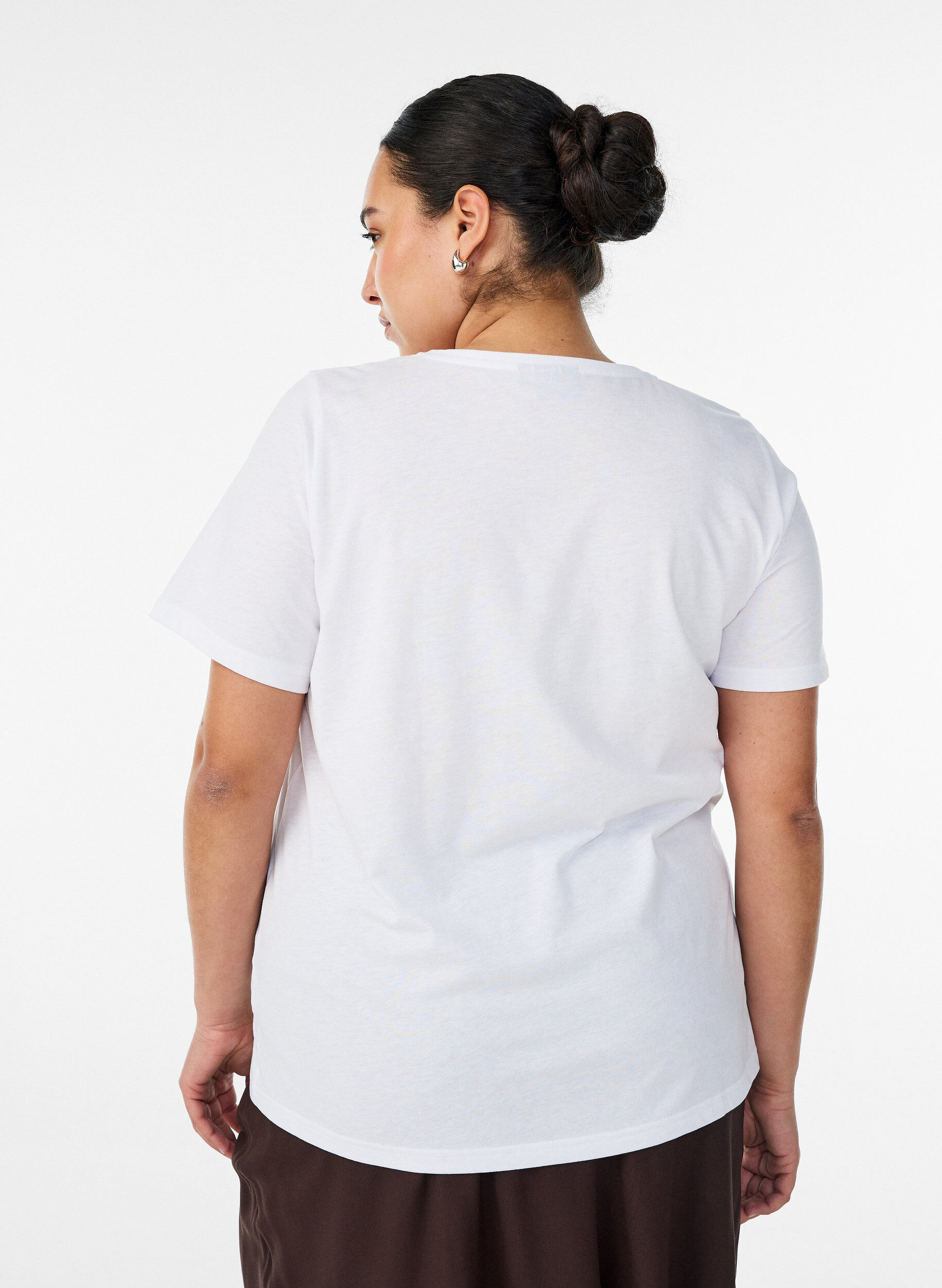 ZizziT-shirt imprim&eacute;, Blanc, Model image number 2