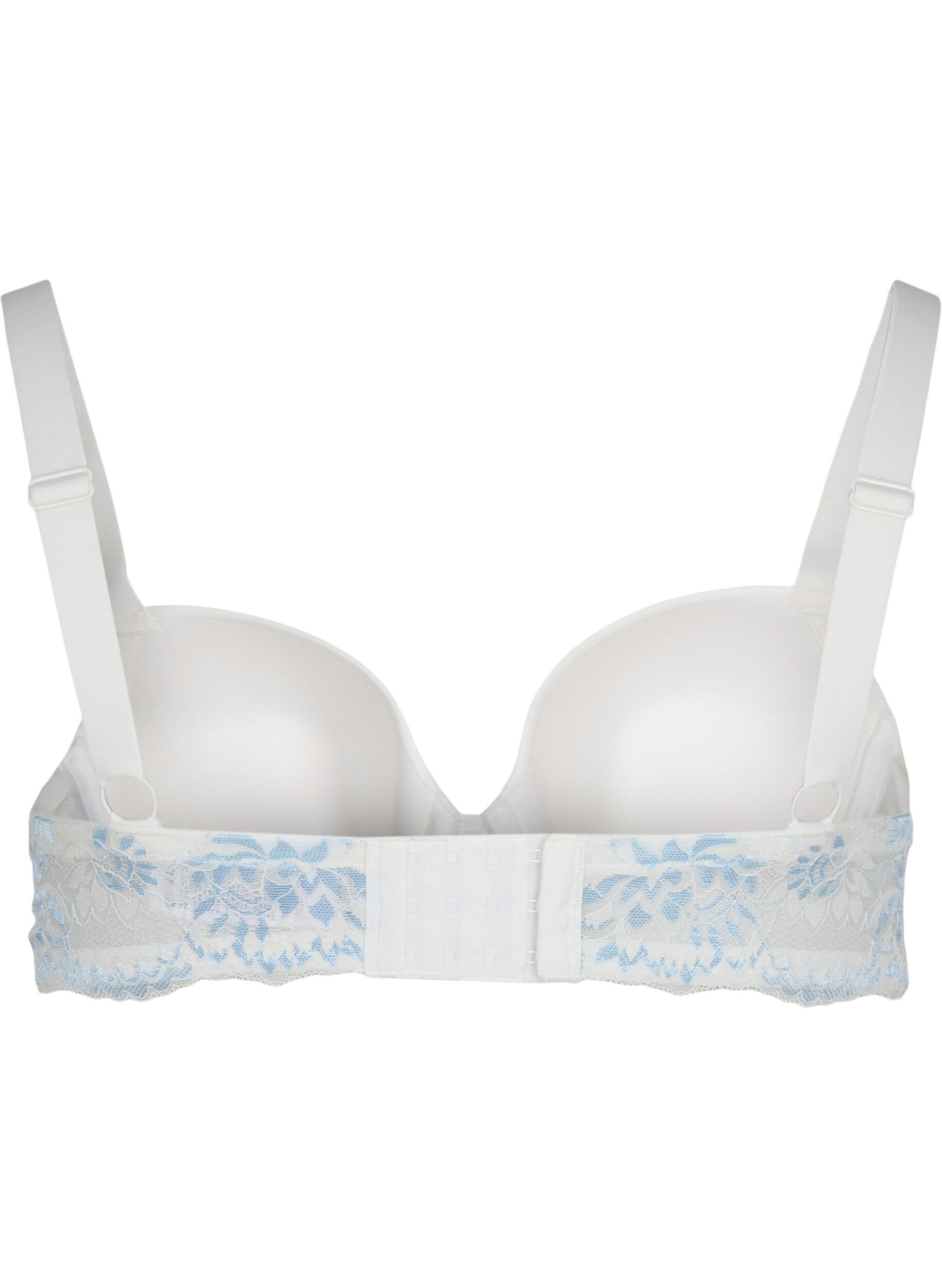Zizzi Soutien-gorge &agrave; armatures avec dentelle , Tofu w. blue, Packshot image number 1