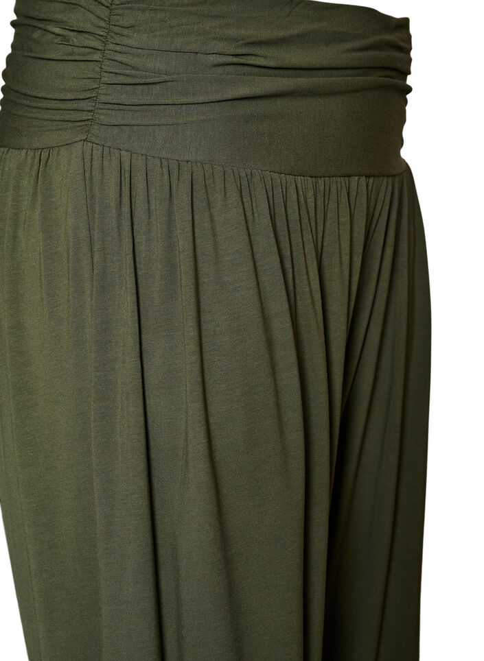 Pantalon sarouel ample, Vert, Packshot image number 2