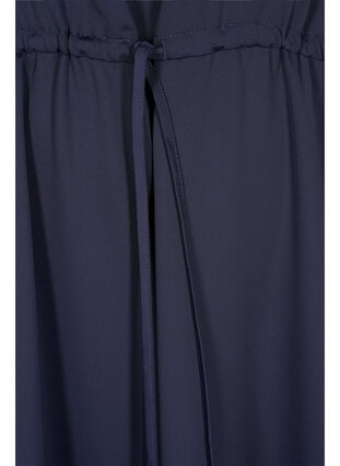 Robe midi à manches courtes et taille ajustable, Evening Blue, Packshot image number 2