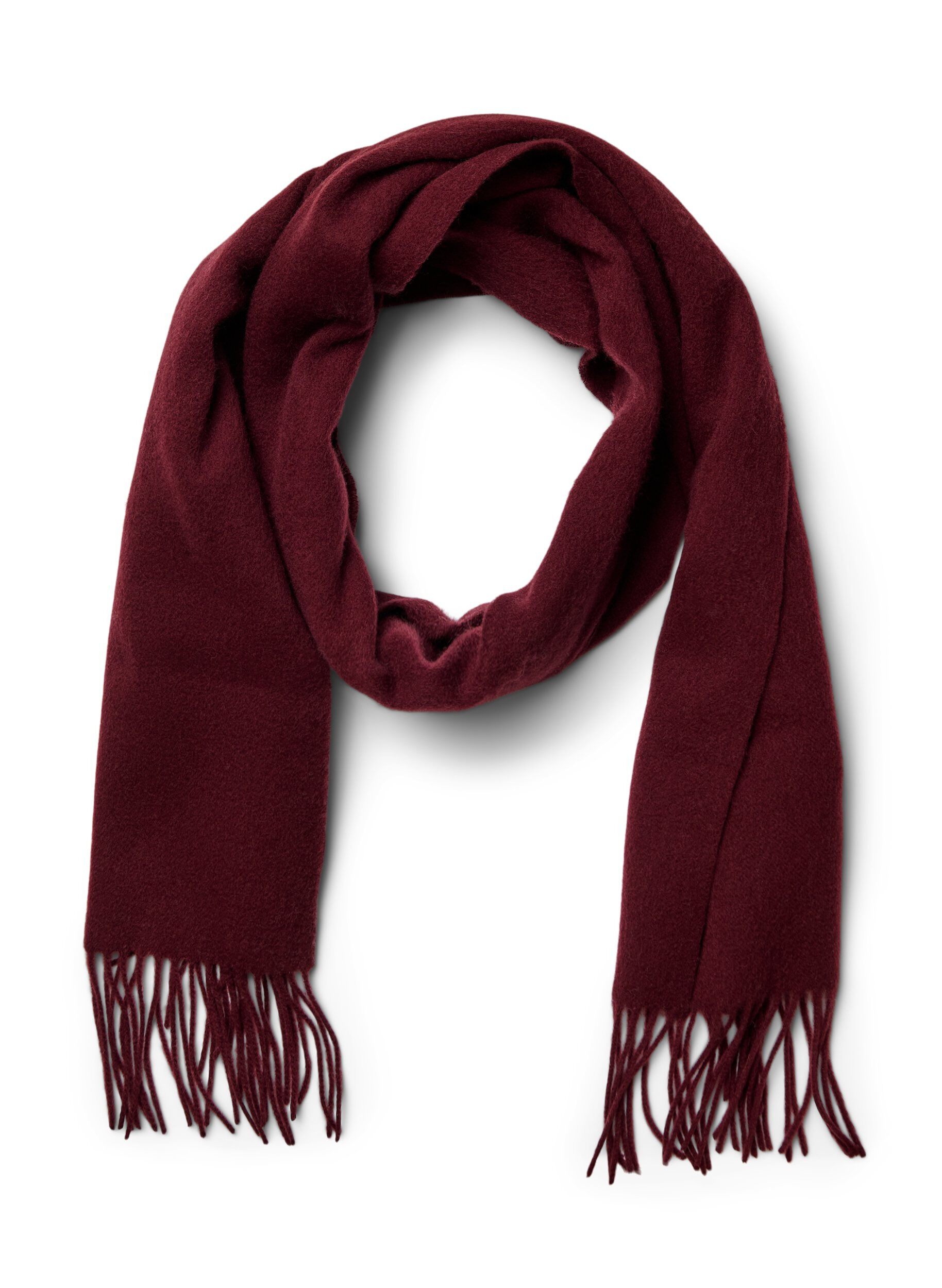 &Eacute;charpe en laine avec franges